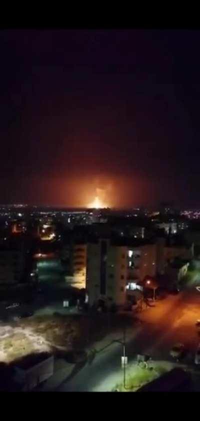 Ammunition storage explosion in Az-zarga