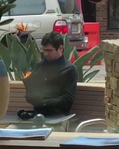 Smoking weed in public. iNteLigEnCe!