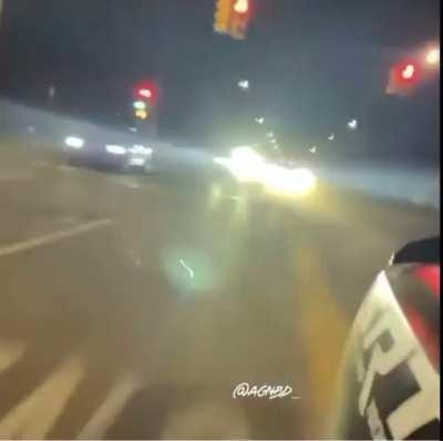Hellcat messing with police