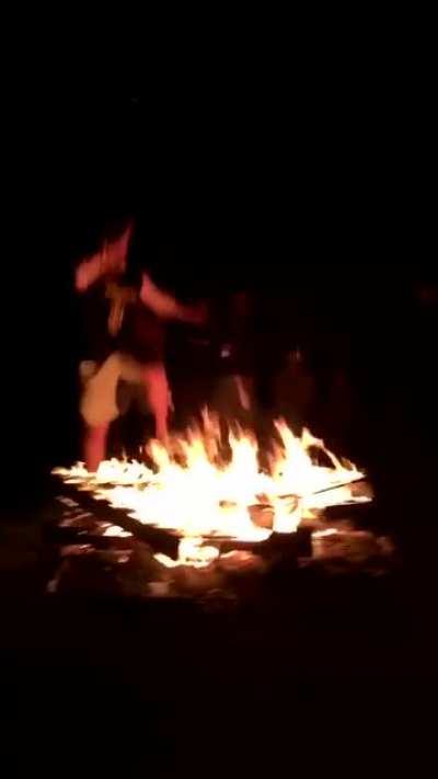 When you link the fire