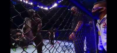 Funny moment Israel had after the fight with Costas coach