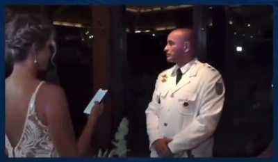 The guy is in the middle of his marriage and doesn't even think for half a second before taking the lead and going to the confrontation.