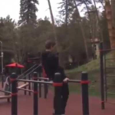 WCGW Doing Gymnastics