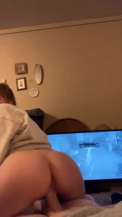 I wanted to play while he was playing online with his friends