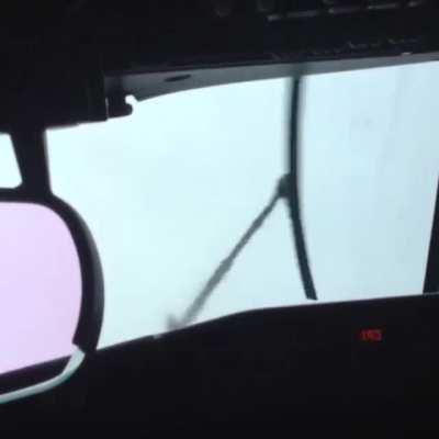 Landing a plane in a storm