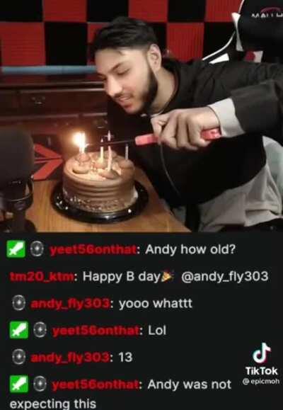 Streamer celebrates lonely kids birthday with him