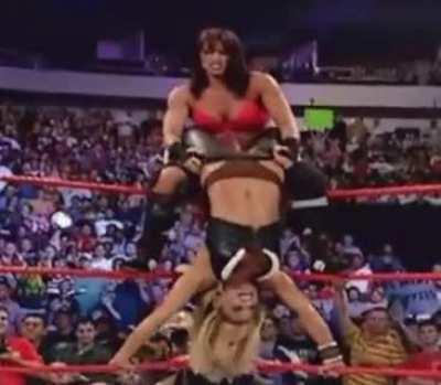 Victoria giving us a peak of Trish's little Thong!