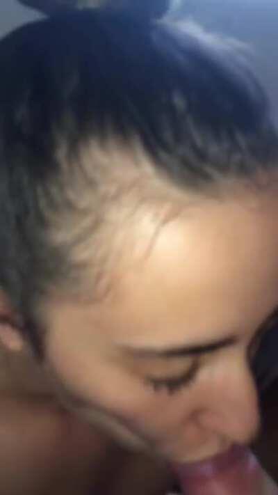 She finished him inside her mouth