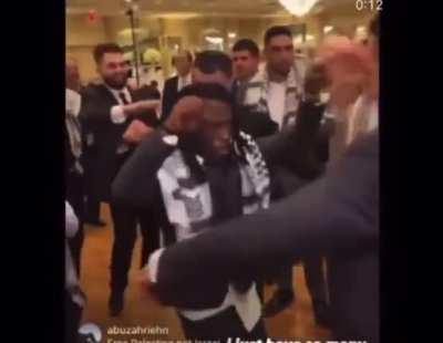 Uzi at a Palestinian wedding the funniest thing I’ve seen in a while