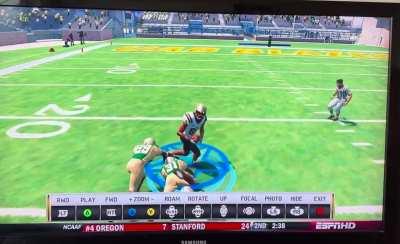If NCAA 25 can’t do this we have regressed! 