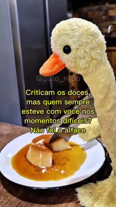 Obrigado por tudo, pudim