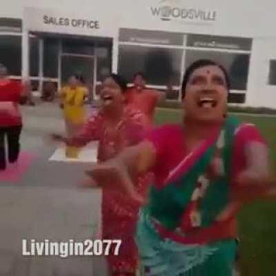 Ahegao Indian-style