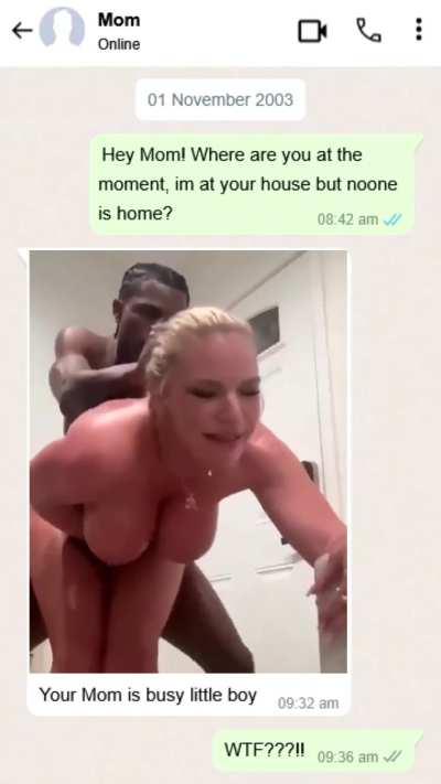 Your bully sent your this from you mommy's phone
