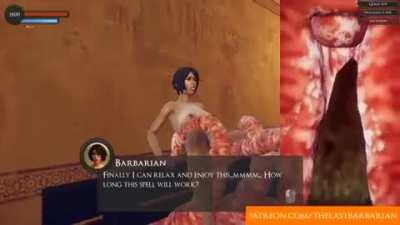 This is the expected result of sex with tentacles and other magic creatures. The Last Barbarian 0.9.2 is out!