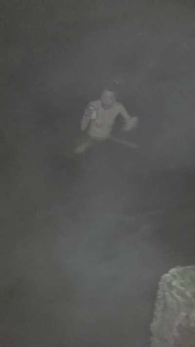 Nymph-O flowing & dancing + eating noodz in the hot spring😜