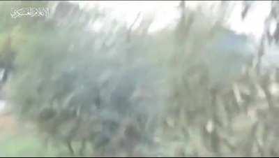 BREAKING: New footage for the clashes between resistance and occupying forces in the streets of Beit Hanoun and destruction of a number of vehicles.