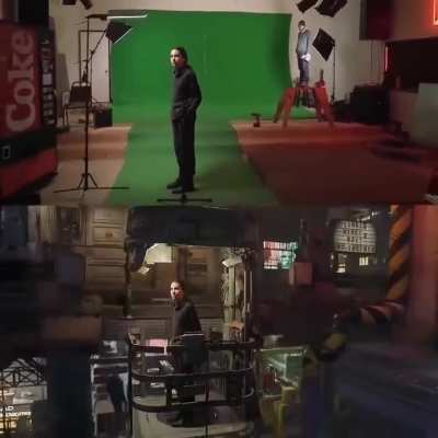 How a green screen works