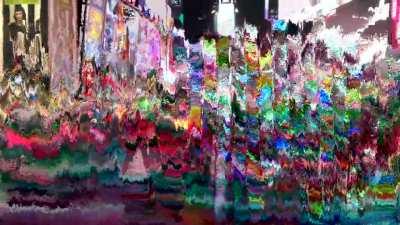 When it kicks in the middle of Time Square.