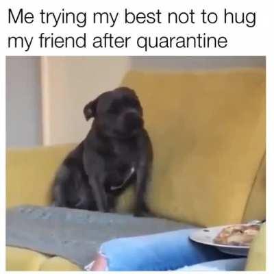 It is tough after being separated for so long !