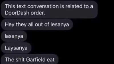 The shit garfield eat