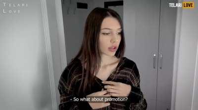 Telari Love was a Russian beauty with big, voluptuous breasts and a tight, toned body. She had a wild, passionate side that she kept hidden from the world. One night, Telari decided to explore her wild side and went to