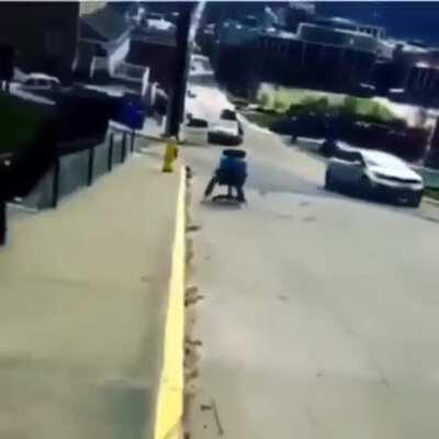 If you’re bored, you can just roll down a hill