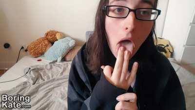 I wish I had you to suck on