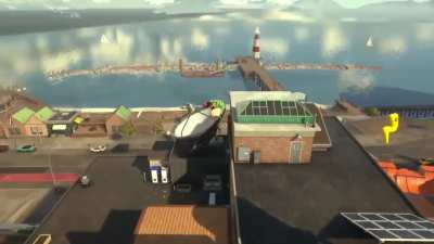 Rooftop Satellite Dish Gap in Brickswich