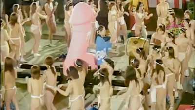 Japanese Boobs @ The Kanamara Matsuri (かなまら祭り or” Festival of the Steel Phallus”)