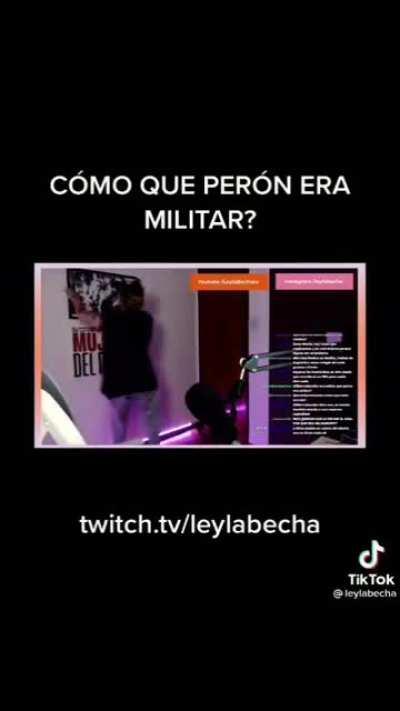 Como que Perón era militar?