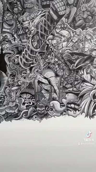 I have just finished this Zoro art. Hope you like it!