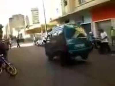 Even physics doesn't are applied to brazilian traffic