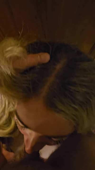 Chokey chokey. If I can barely handle him, how am I gonna fit you