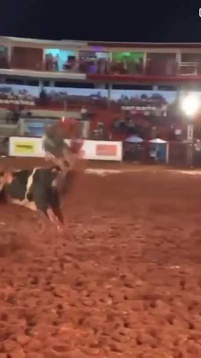 The bull wasn't finished