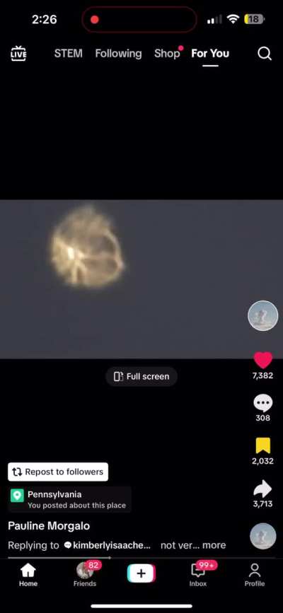 [serious] Up close orb video. Orb seems to interact with person videoing.
