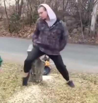 BJJ master throws on an opponent