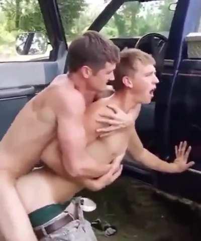 Bros couldn’t even make it to the truck