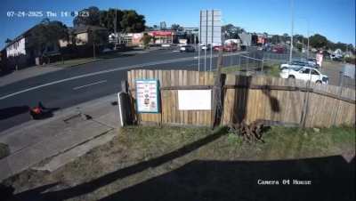 1. POS driver just kept going. 2. How TF did he just get up like nothing happened?