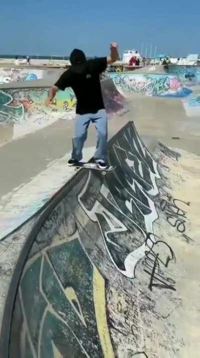 he will need a new skateboard ..