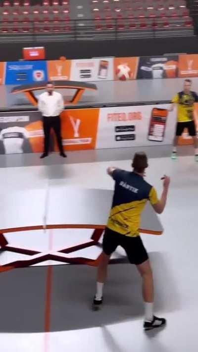 This game of Teqball 