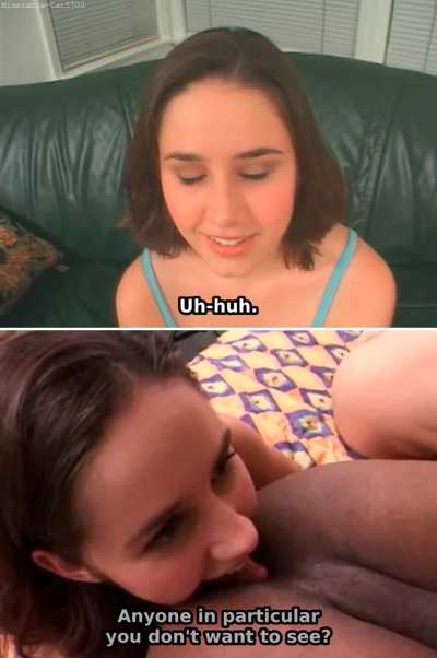 She hoped no one would see them