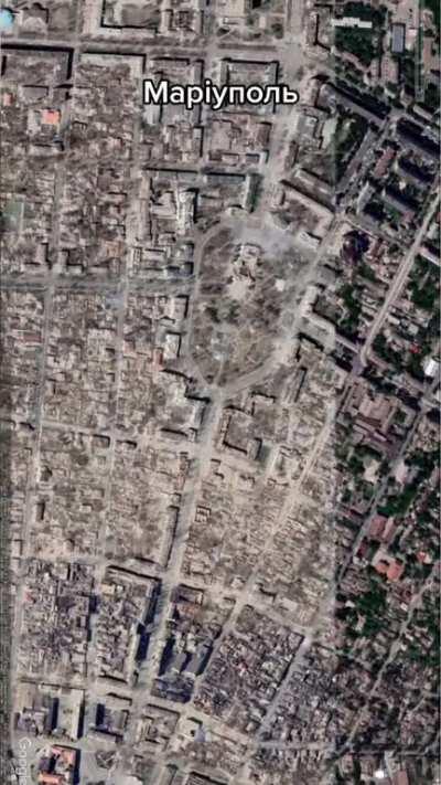 Google Maps have updated their satellite images of Mariupol, Ukraine