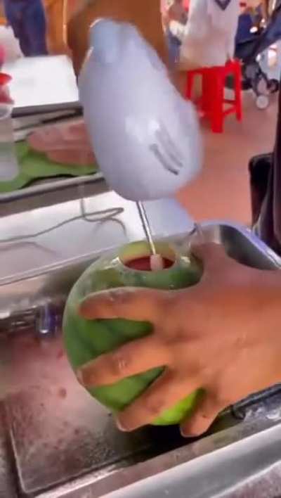 The way you should consume Watermelon in the summer.