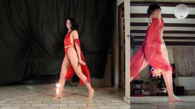 Modern version of dancing for the sultan