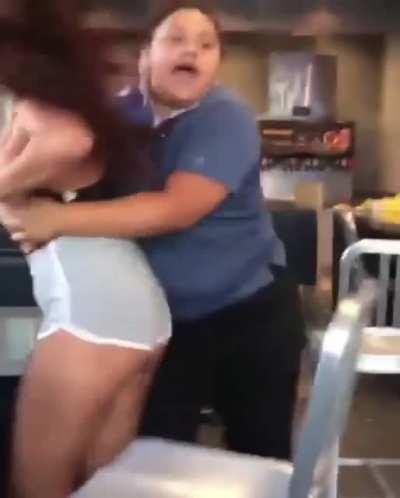 Throw down in the AM at the local McDonald’s, titty pop out