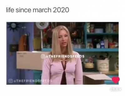 Covid life as told by Friends episodes (credit: @thefriendsfeed on Instagram)