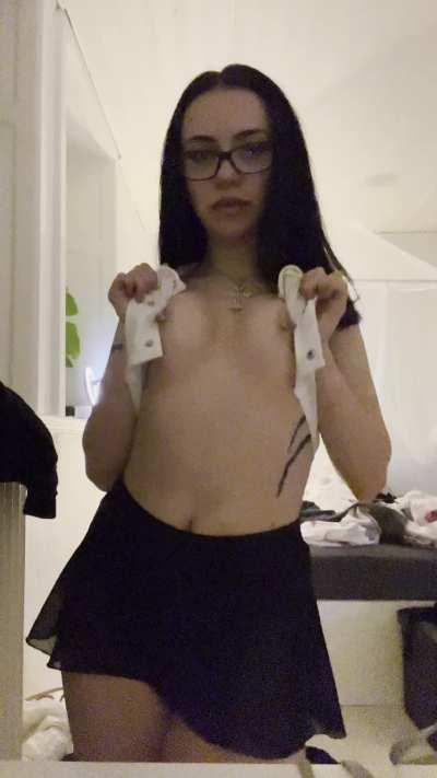 my tits are deffs small but my booty aint