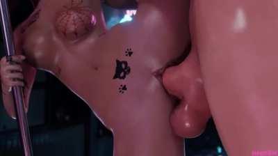 Futa Panam x Judy Cyberpunk 2077 taker POV