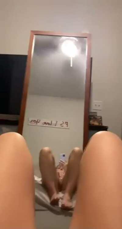 I can’t help but think about big cock tearing my tight little pussy up🤤🤤