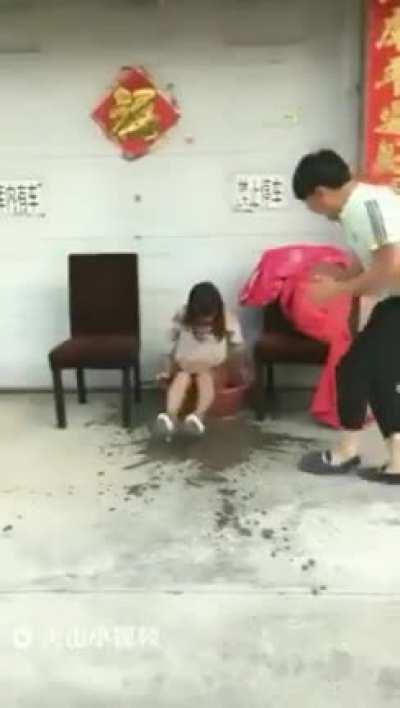 Yes, you really pulled a fast one on her.